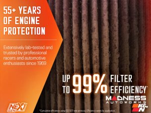 Chevrolet Silverado 1500 Cold Air Intake - NextGen - 5.3L or 6.2L V8 - K&N